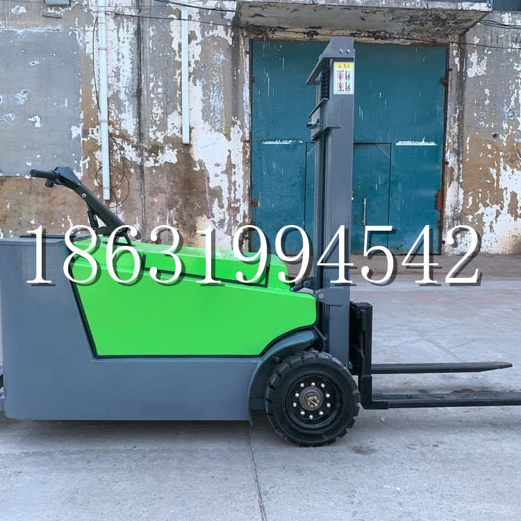 通许县小型电动叉车1吨2吨步行站驾式电瓶堆高充电装卸车液压升降车铲车